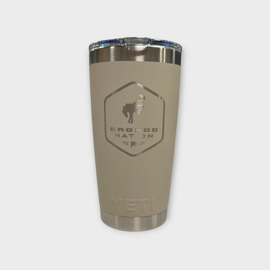 Bronco Nation - YETI 20oz Rambler