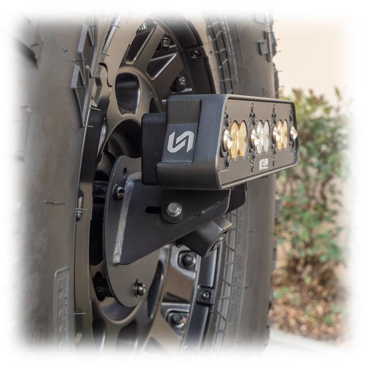 Turn Offroad - 2021+ Ford Bronco Chase 3rd Brake Light W/Wiring Harness Spare Tire Mount