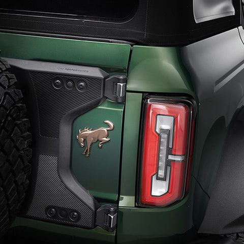 Ford Performance - 2021+ Bronco Rear Emblem Overlay -Bronze