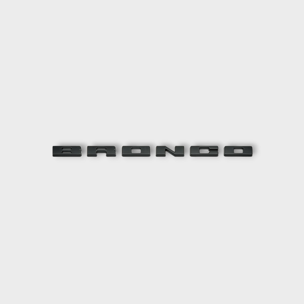 Ford Performance Vehicles Block Lettering Ford Performance - 2021+ Bronco Grille Lettering Overlay Kit - Black