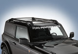Ford Performance - FP Bronco Windshield Banner - White
