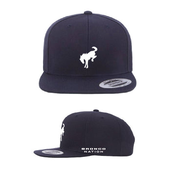 Bronco Nation - Bucking Bronco Snapback - NAVY