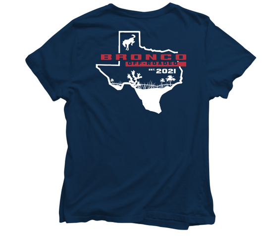Bronco Off Roadeo Men's  - Texas Landscape Silhouette