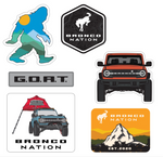 Bronco Nation – Adventure 4.0 Sticker Pack
