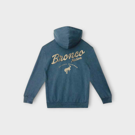Bronco Nation - Vintage Script Hood