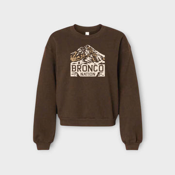 Bronco Nation - Women's  Mountainside Crew Fleece