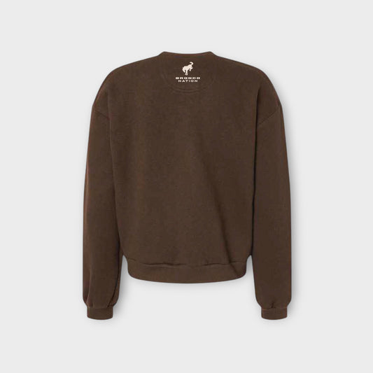 Bronco Nation - Women's  Mountainside Crew Fleece