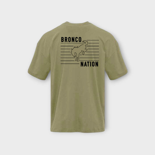 Bronco Nation - Stripes SS Tee