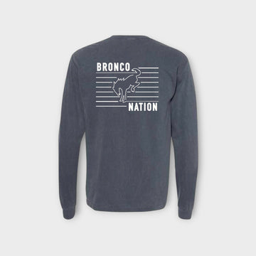 Bronco Nation - Stripes Long Sleeve
