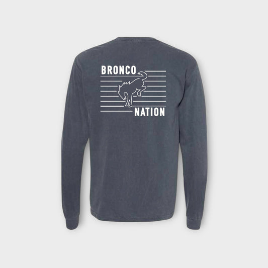 Bronco Nation - Stripes Long Sleeve