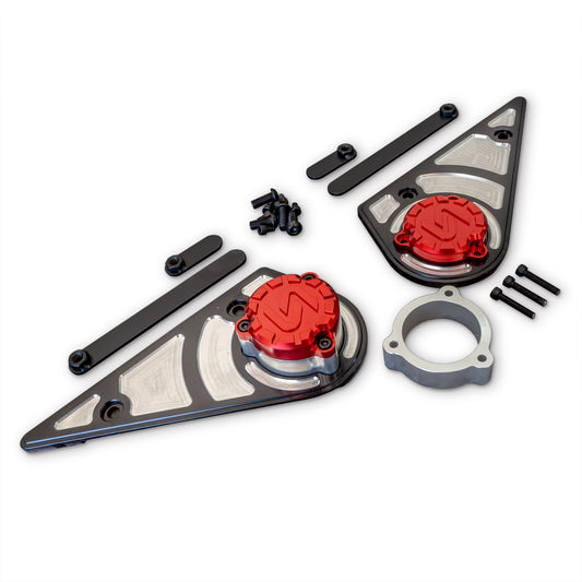 Turn Offroad  - 2021+ Ford Bronco Billet Lower Control Arm Mount Covers - Pair