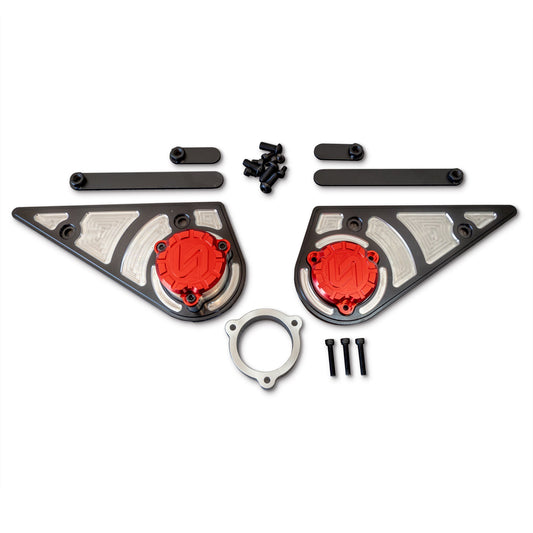 Turn Offroad  - 2021+ Ford Bronco Billet Lower Control Arm Mount Covers - Pair