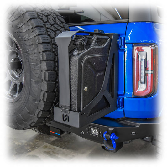 Turn Offroad  - 2021+ Ford Bronco Tailgate Jerry Can Mount