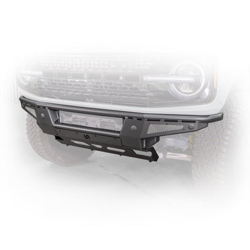 2021+ Ford Bronco Baja Tubular Front Bumper & Skid Plate - Turn Offroad