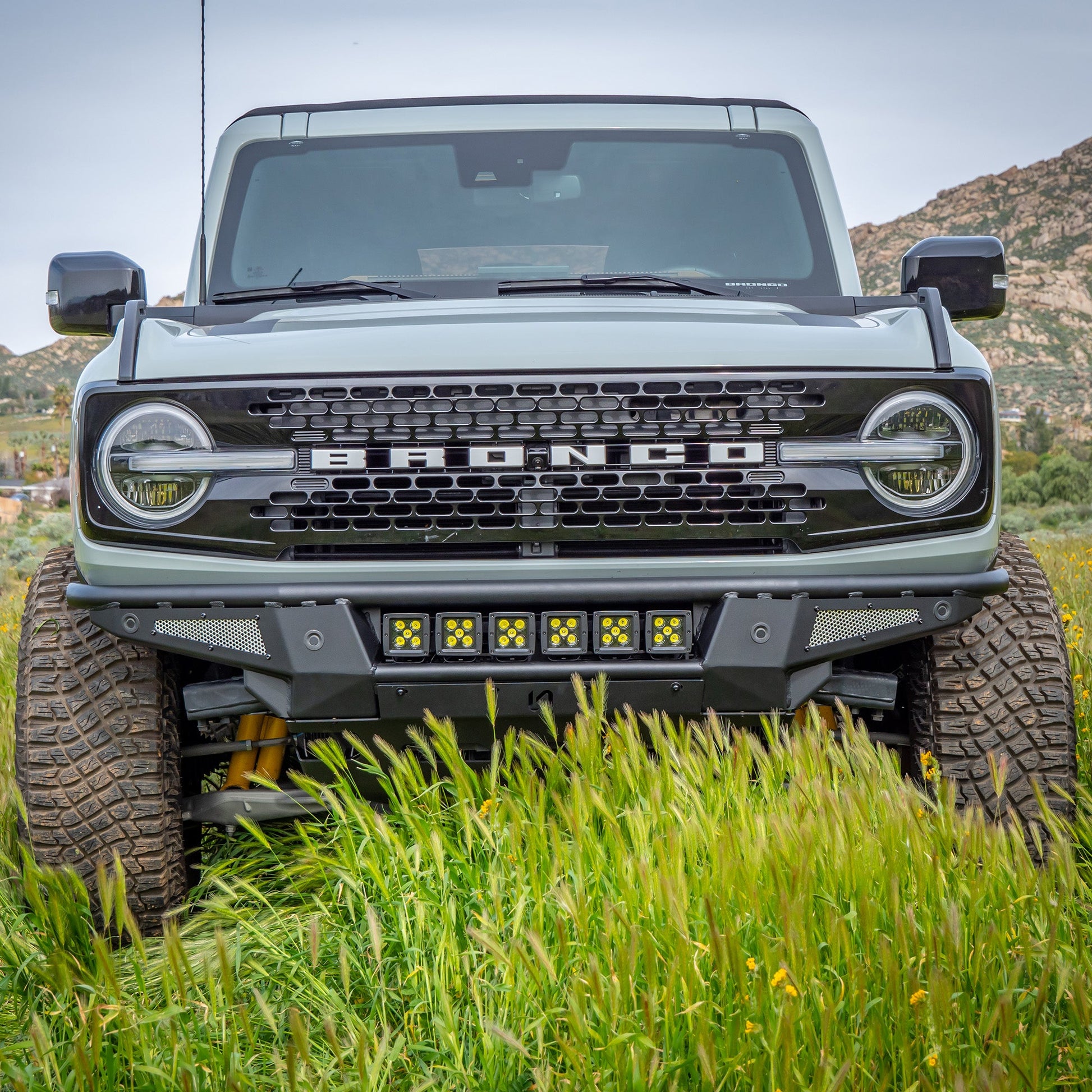 2021+ Ford Bronco Baja Front Bumper & Skid Plate - Turn Offroad