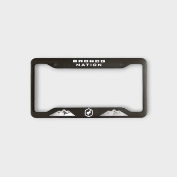 Bronco Nation - License Plate Frame Black