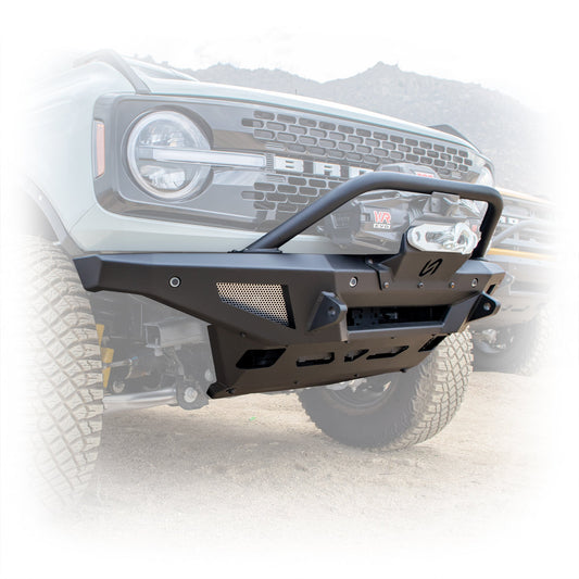 Turn Offroad  - 2021+ Ford Bronco Front Bumper Package | Bumper | Skid Plate | Winch Mount | Bull Bar