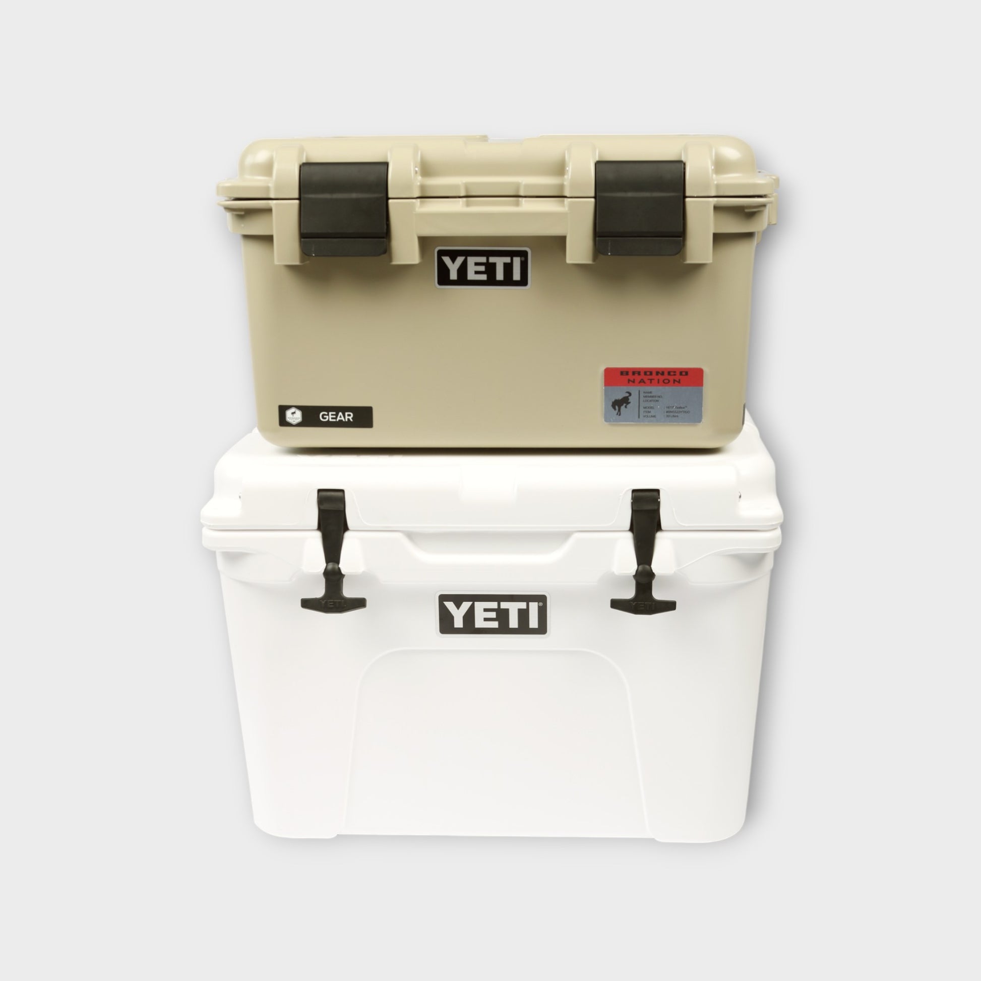 YETI LoadOut GoBox Brown and White
