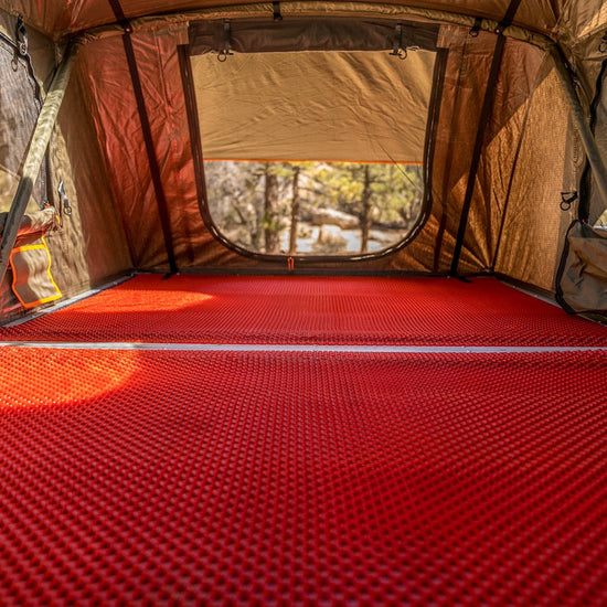 3-inch high-density foam mattress included in the Vagabond XL Rooftop Tent