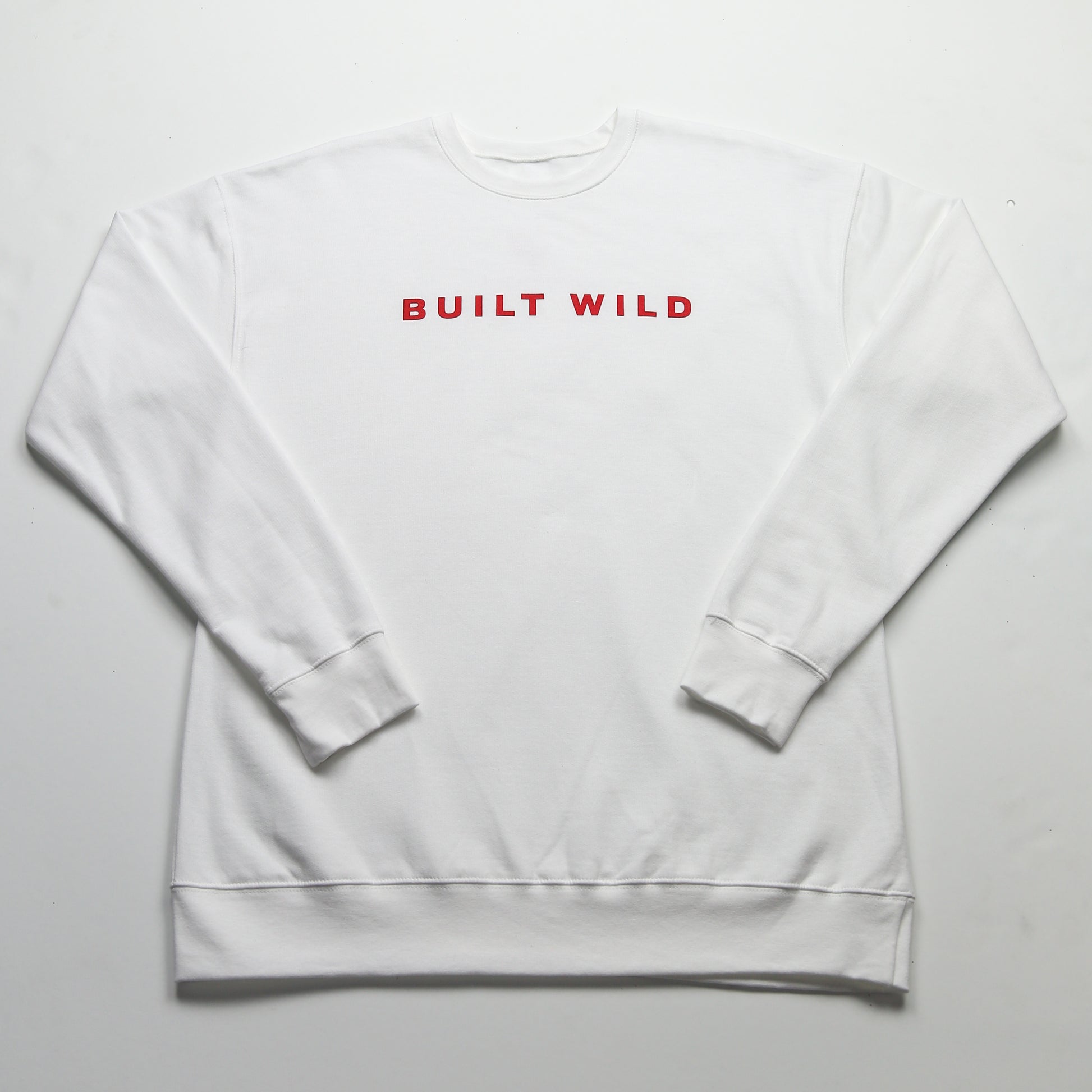 Built Wild Crewneck White Back